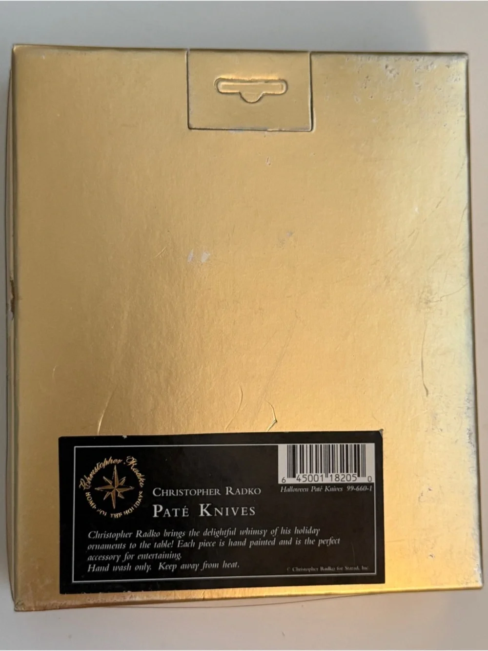 Christmas Radko Halloween Pate Knives